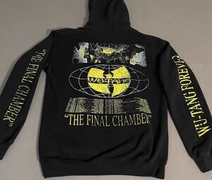 Wu-Tang Clan The Final Chamber 2025 Tour Black Hoodie Medium Excellent